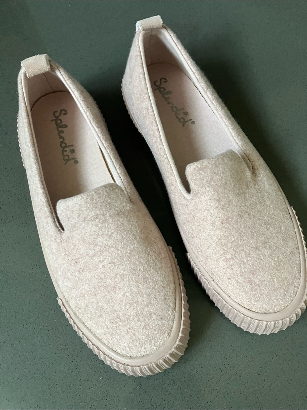 SPLENDID Tulia Blush Felt Slip-On Loafers Women’s Size 9M NWOB